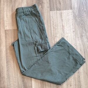 Indigo Rising High Waisted Green Cargo Pants